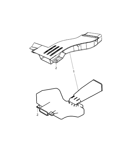 2010 Dodge Caliber Air Inlet Diagram