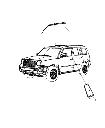 2013 Jeep Patriot Side Air Bag Diagram