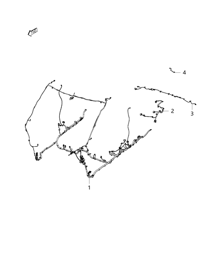 2017 Ram ProMaster City Wiring-Body Diagram for 68380795AA