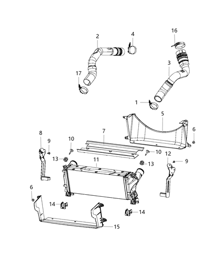 2019 Ram 2500 Charge Air Cooler Diagram