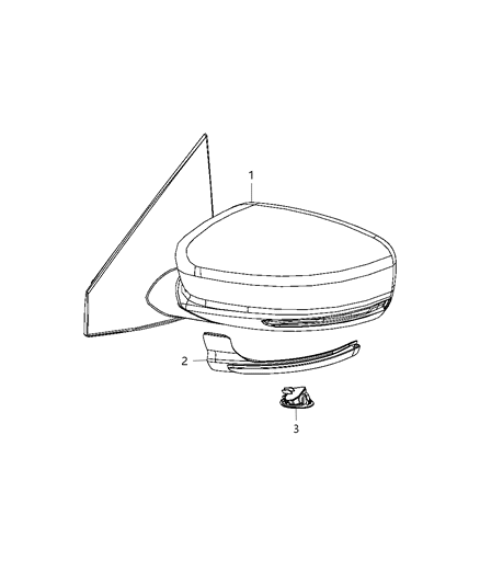 2012 Dodge Dart Lamps, Outside Mirror Diagram