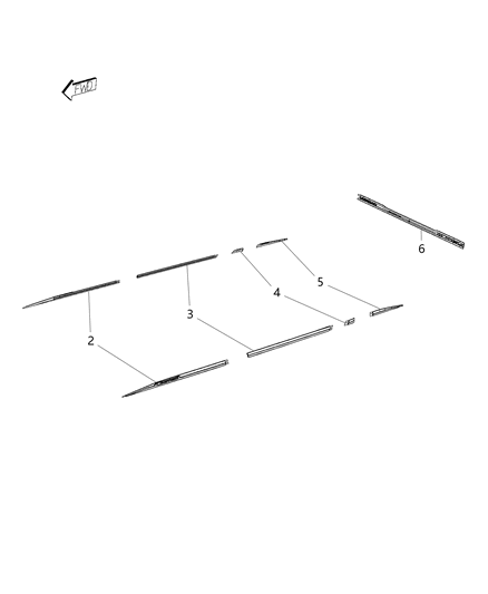 2017 Ram 3500 Conversion Kit, Appearance Diagram