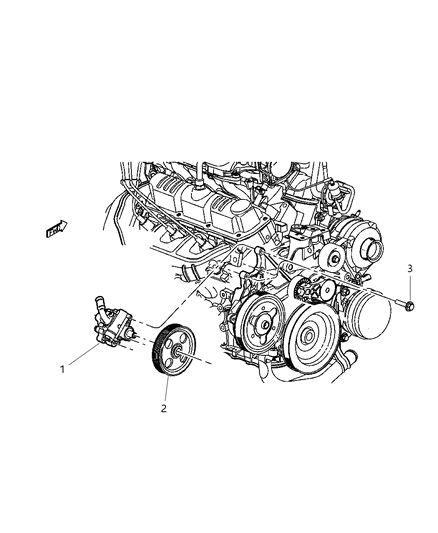 2004 Dodge Caravan Power Steering Pump Diagram 2