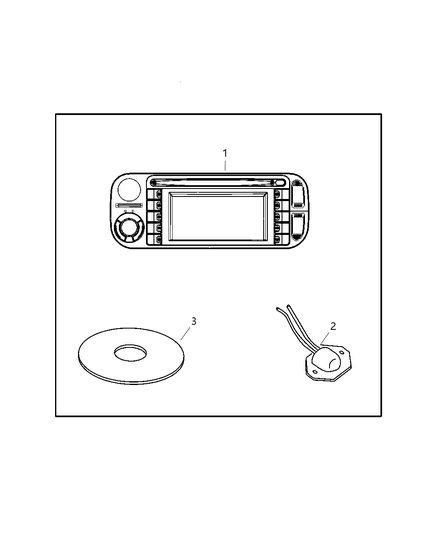 2003 Chrysler Voyager Navigation Kit Diagram