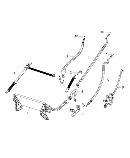 2015 Ram 3500 Power Steering Hose Diagram