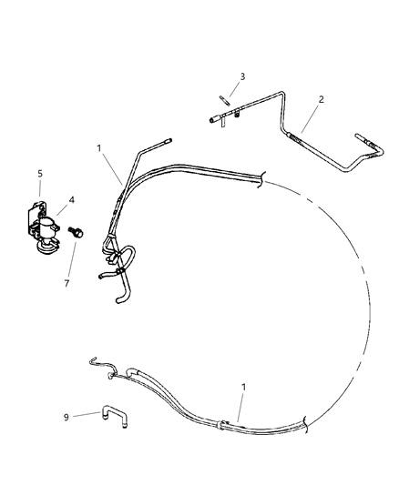 2001 Dodge Ram 2500 Emission Control Vacuum Harness Diagram