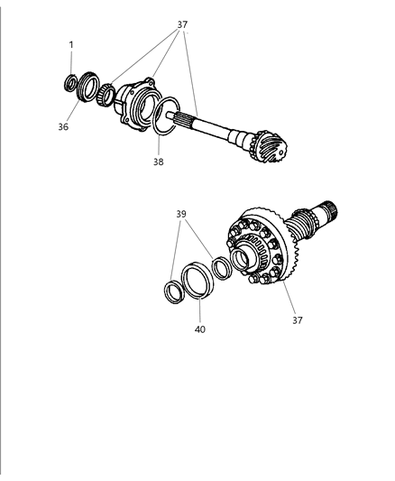 1997 Dodge Grand Caravan Gear Train Diagram