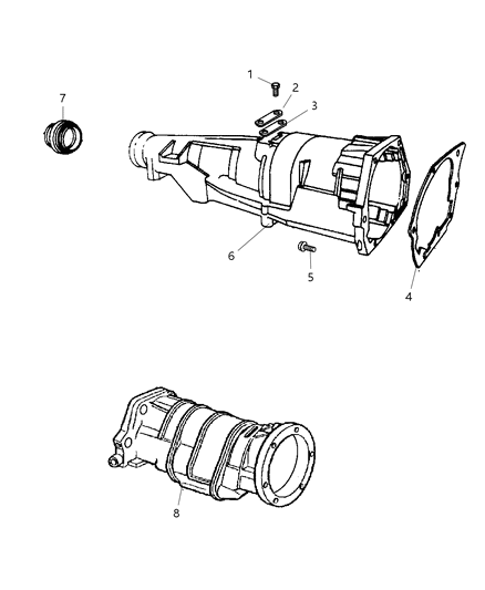 2002 Dodge Dakota Extension Diagram 1