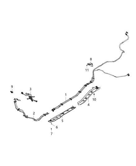 2018 Jeep Renegade Fuel Line Diagram for 68428336AA