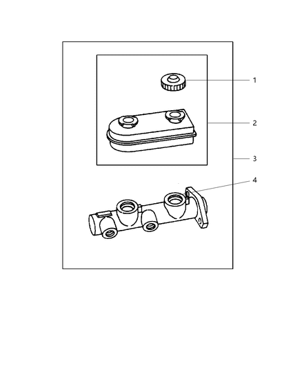 2001 Dodge Durango Brake Master Cylinder Diagram