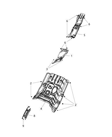 2019 Ram 4500 Exhaust Heat Shield Diagram