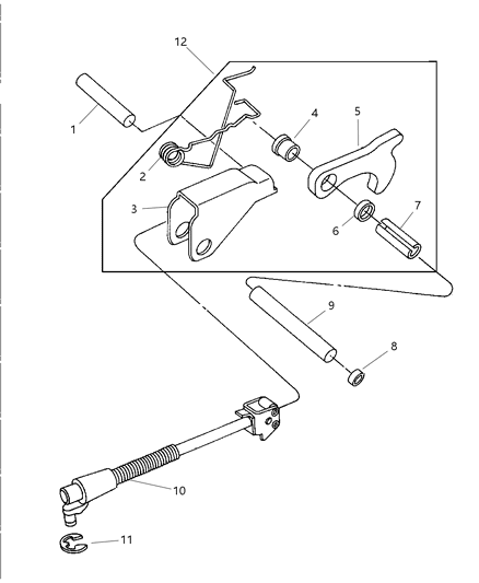 1998 Chrysler Sebring Parking Sprag Diagram