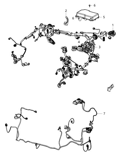 2012 Dodge Dart Wiring-Chassis Diagram for 68142708AE