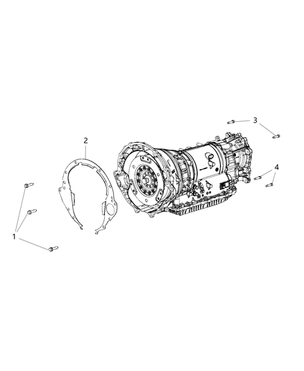 2019 Ram 2500 Mounting Hardware Diagram 1