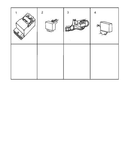 1998 Dodge Ram 2500 Quad & Club Cab Modules Diagram