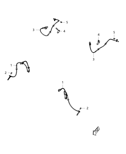 2012 Dodge Dart Sensors - Brakes Diagram