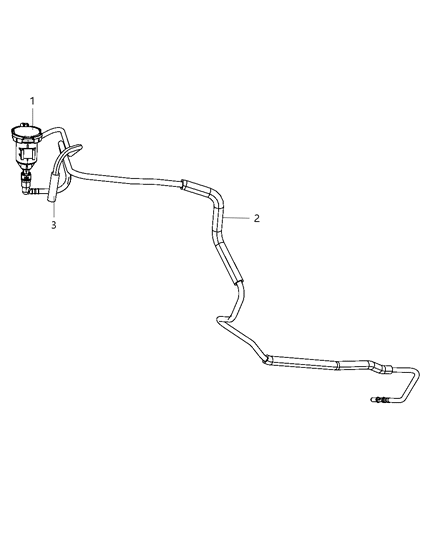 2010 Jeep Wrangler Emission Control Vacuum Harness Diagram