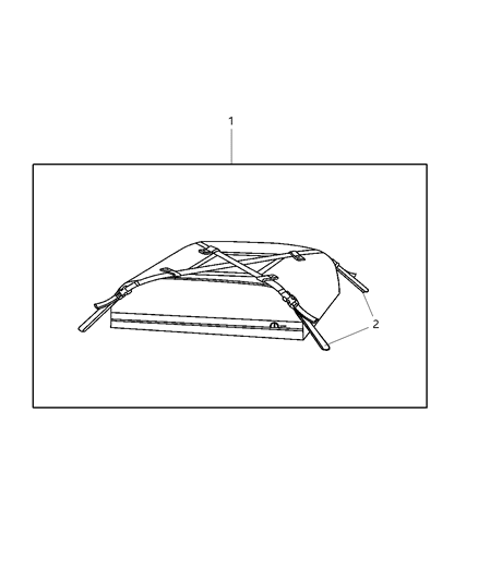 2010 Chrysler 300 Carrier Kit -Luggage-Soft Diagram