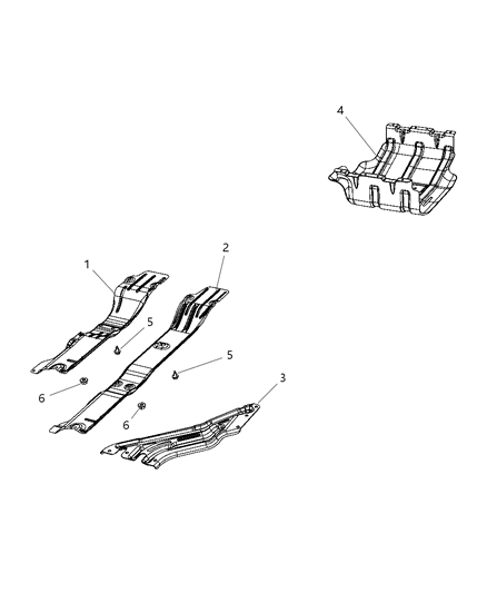 2008 Dodge Ram 2500 Plate-Front Diagram for 52121419AC