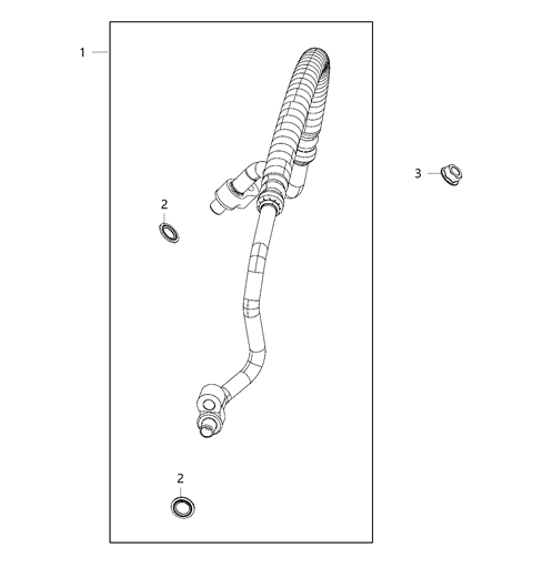 2020 Jeep Gladiator A/C Plumbing Diagram 2