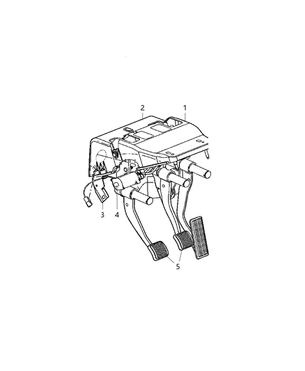 2003 Dodge Ram 1500 Clutch Pedal Diagram 1