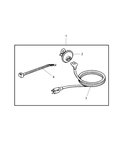 2006 Jeep Wrangler Heater Kit - Engine Block Diagram