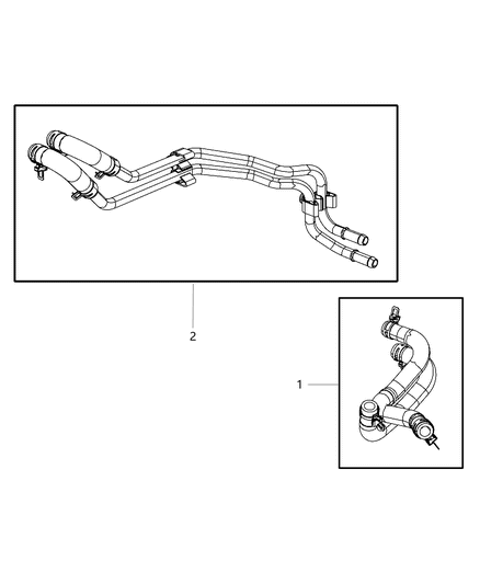 2014 Jeep Wrangler Heater Plumbing Diagram 1