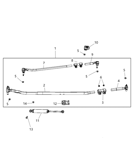 2010 Dodge Ram 3500 Steering Linkage Diagram