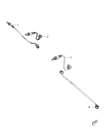 2013 Dodge Viper Oxygen Sensors Diagram