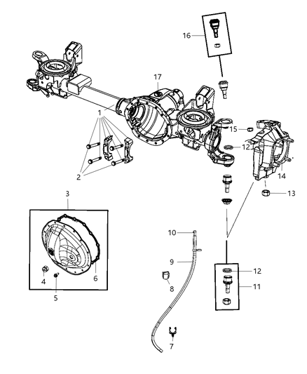 2009 Dodge Ram 3500 Housing & Vent Diagram 2