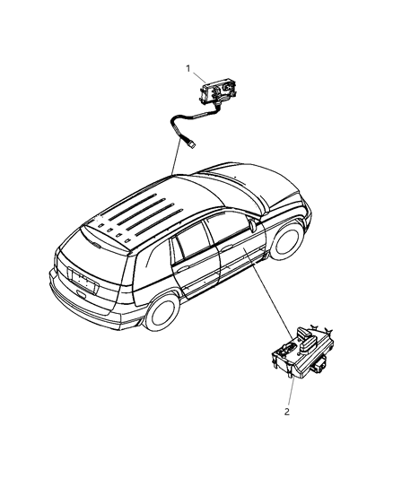 2008 Chrysler Pacifica Switches Seat Diagram