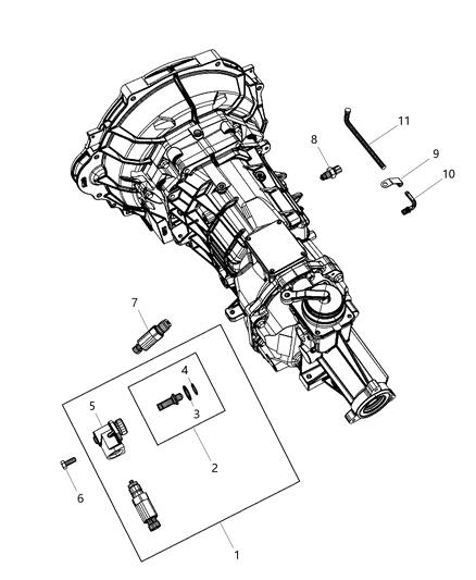 2010 Dodge Viper Sensors, Switches And Vents Diagram