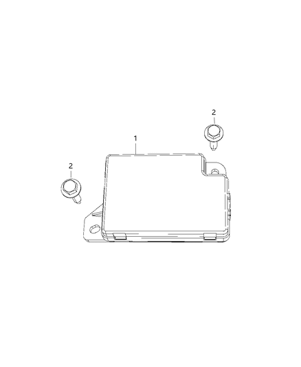 2021 Jeep Wrangler Modules, Body Diagram 2