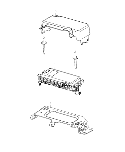 2019 Ram 5500 Camera-Forward Facing Diagram for 4672644AH