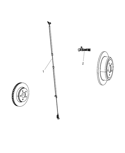 2009 Dodge Nitro Sensors - Brakes Diagram