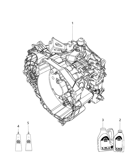 2020 Jeep Cherokee Fluid-CSERIESTRANSMISSION Diagram for 68092630GA