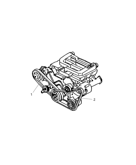 2002 Chrysler Prowler Belts, Drive Diagram