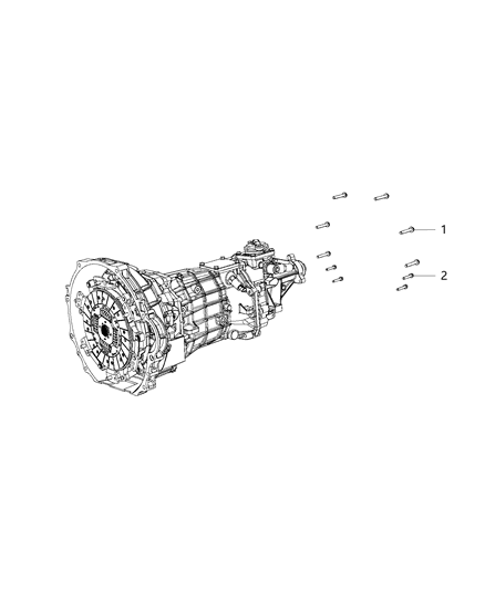 2016 Dodge Viper Mounting Bolts Diagram 1