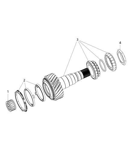 2020 Jeep Gladiator Gear Train Diagram 7