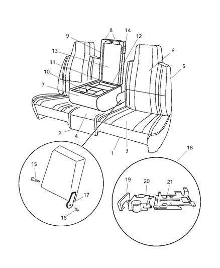 1997 Dodge Ram 2500 Front Seat Diagram 3