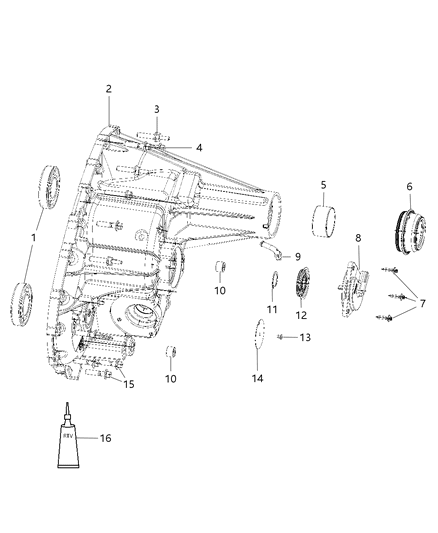 2011 Ram 1500 Bolt Diagram for 68029391AA