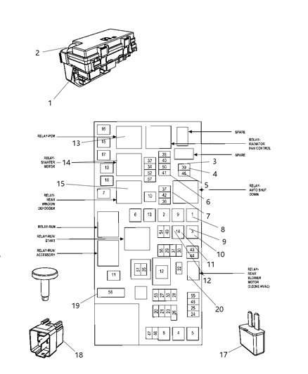 2010 Dodge Journey Power Distribution Diagram