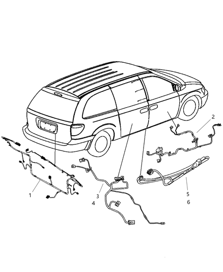 2007 Dodge Caravan Channel-Sliding Door Left Diagram for 4868121AD