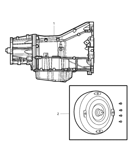 2004 Dodge Durango Trans Diagram for 5101883AD