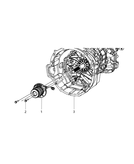 2010 Dodge Challenger Clutch Housing Diagram