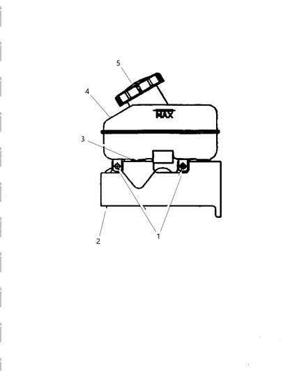 1998 Dodge Viper Brake Master Cylinder Diagram