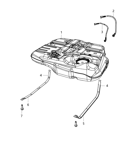 2011 Dodge Journey Fuel Tank Diagram 1