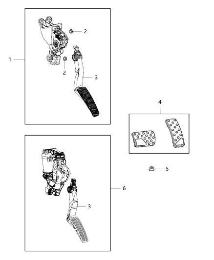 2018 Dodge Charger Accelerator Pedal Diagram