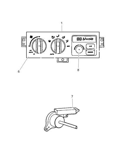 1997 Jeep Grand Cherokee Control, With ATC Diagram