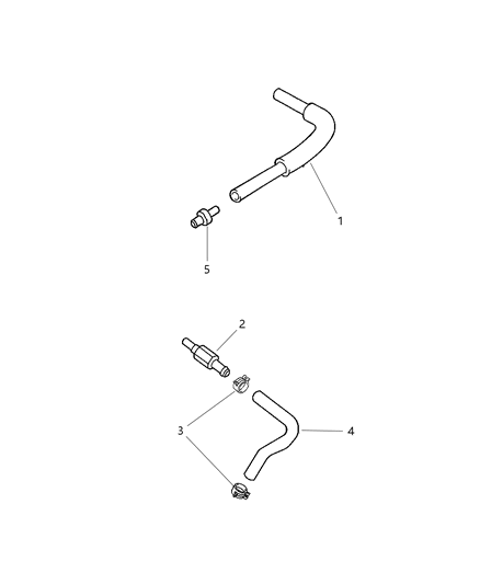 1999 Dodge Neon Hose-Make Up Air Diagram for 4667572